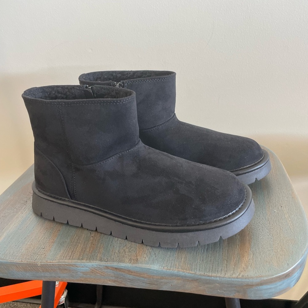 NWT Black Booties